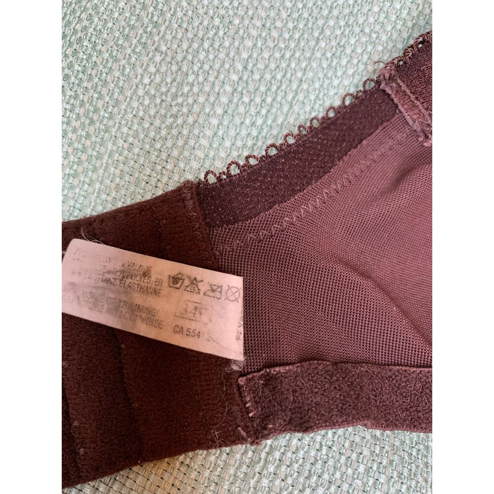 Fit Fully Yours Bra Brown and Green Size 34F - Picture 4 of 16